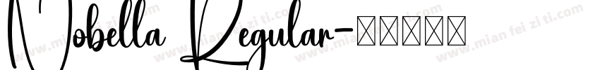 Nobella Regular字体转换
